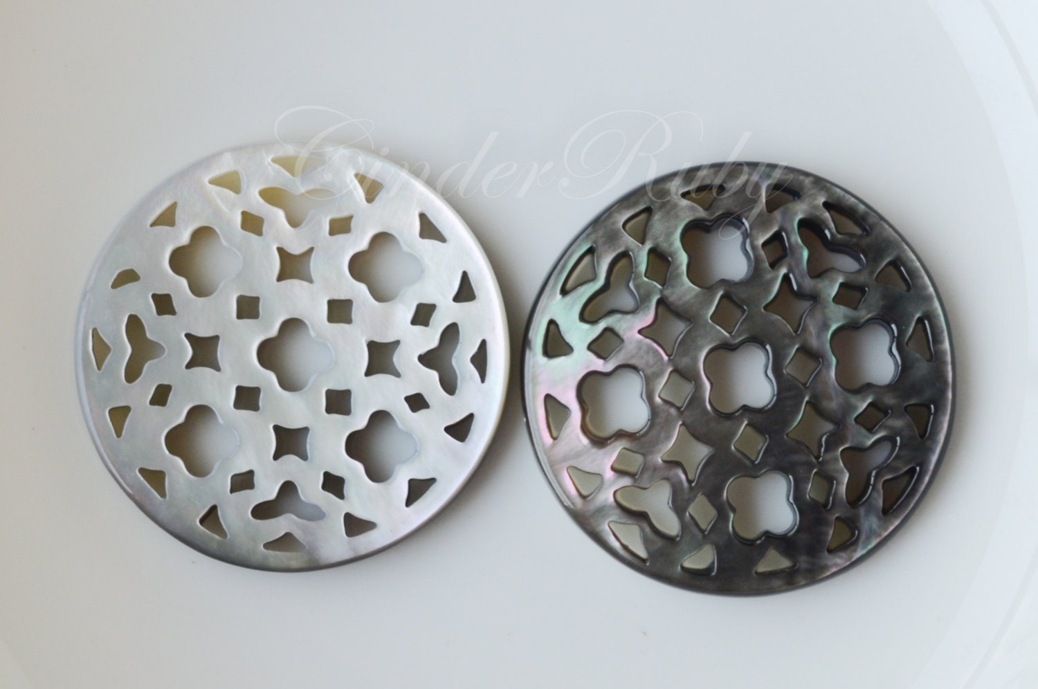 Black Shell Filigree PendantsBlack MOP Hand Carved Filigree | Etsy