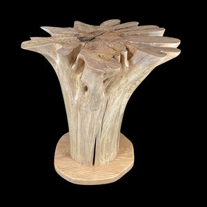 Tree Stump Dining Table - Red Oak