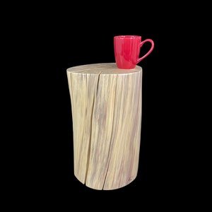 Stump Side Table Natural - Poplar