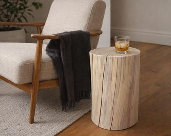 Stump Side Table Natural - Poplar