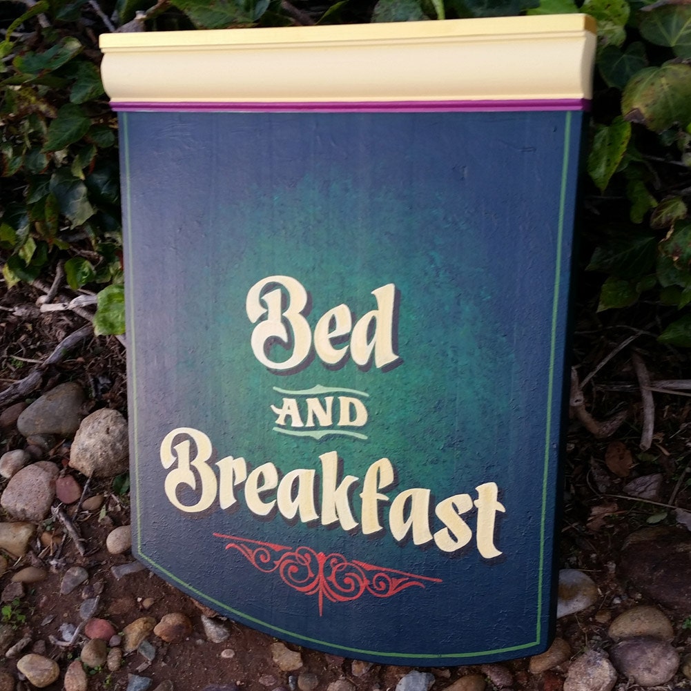 Bed and Breakfast sign personalized with your business name Etsy