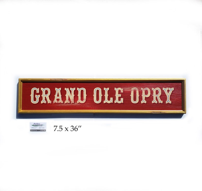 Grand Ole Opry Sign Hand Painted Etsy