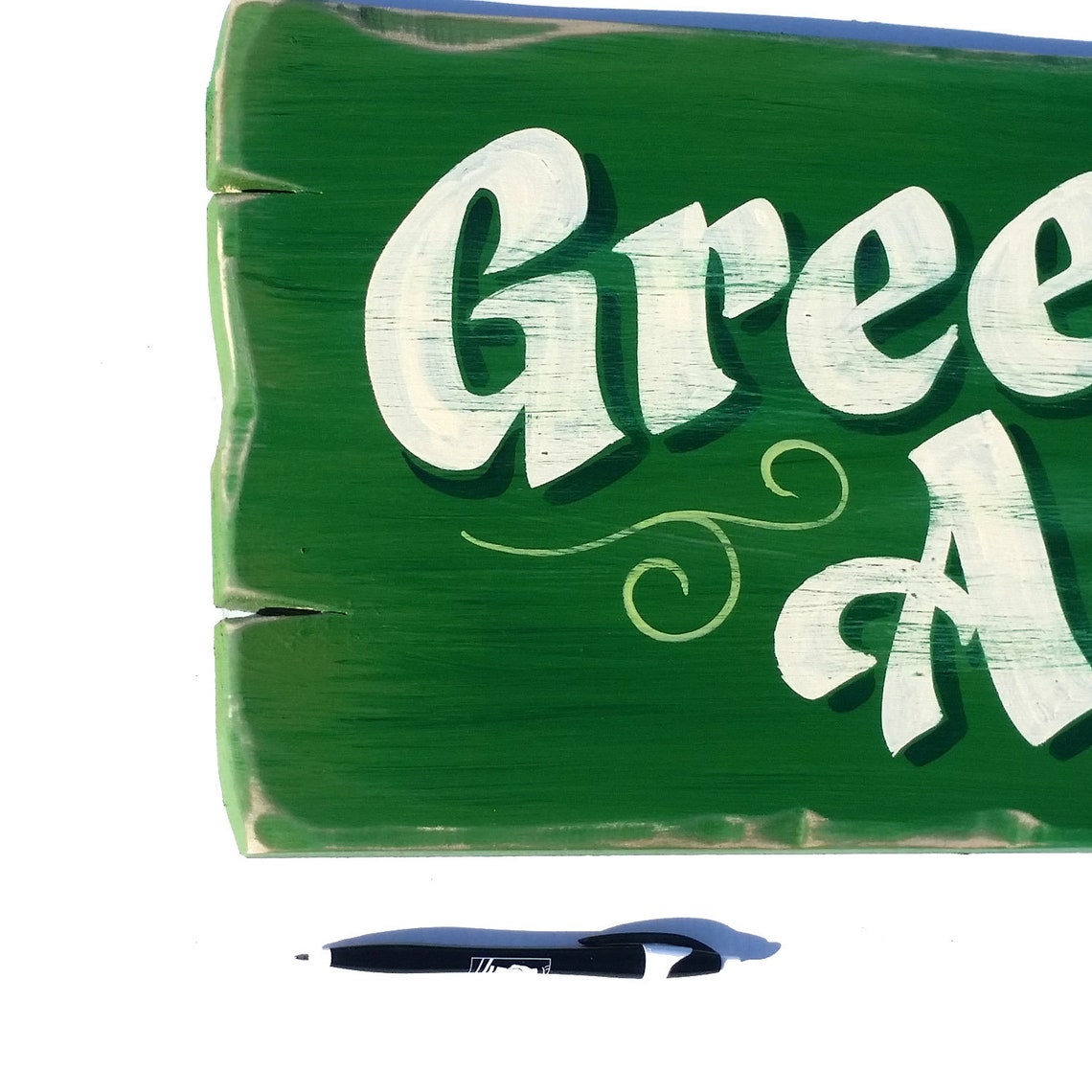 Green Acres Hand Painted Sign | Etsy