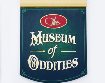 Museum of Oddities Sign Personalized