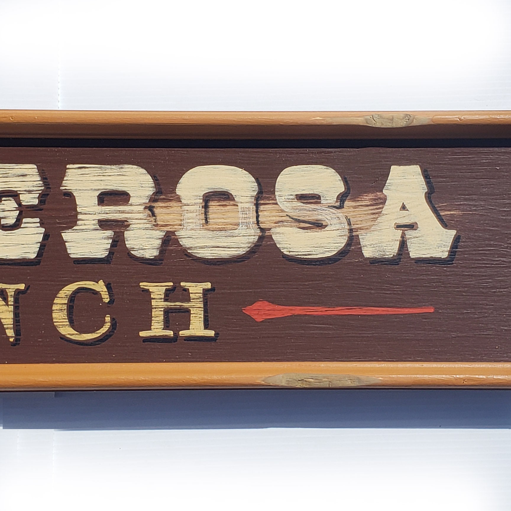 Bonanza ponderosa ranch sign hand painted etsy