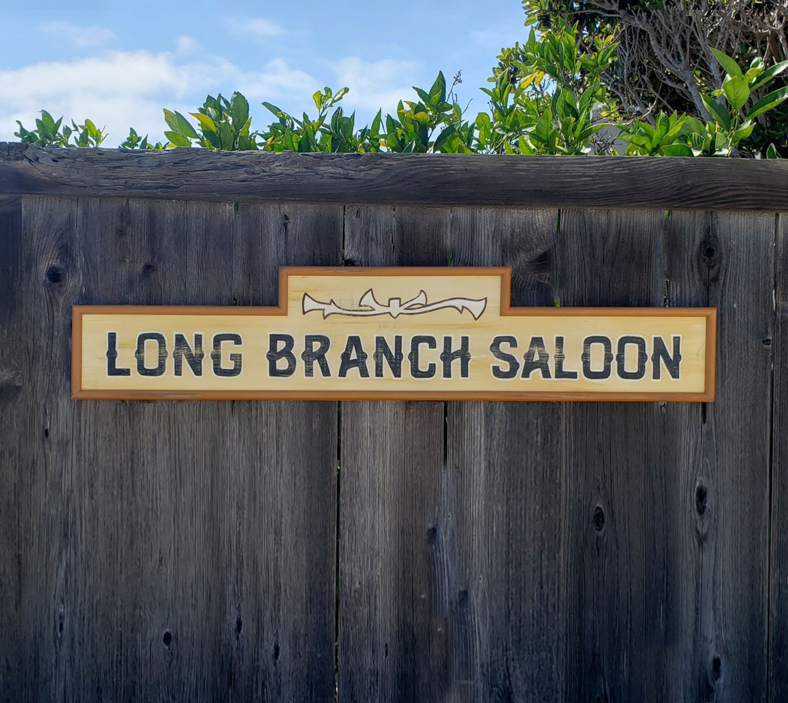 Branch Sign Long Branch Saloon Gunsmoke Sign Hand Painted REPLICA - Etsy