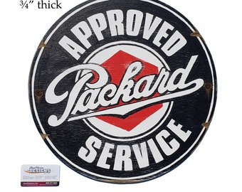 Packard Approved Service Vintage Auto Sign Replica Hand Painted