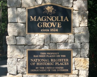 Historical Home Plaque Bronze Custom | National Register of Historic Places | Made in U.S.A. | Outdoor Plaque