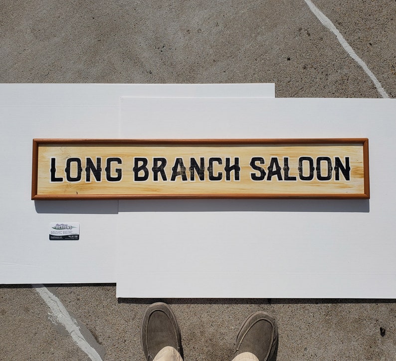 Gunsmoke Long Branch Saloon sign hand painted image 7