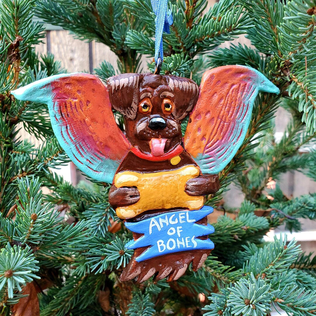 Chocolate Lab Angel of Bones. A Perfect Gift for the Dog Etsy