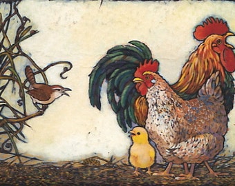 Bless each wren, each rooster and hen