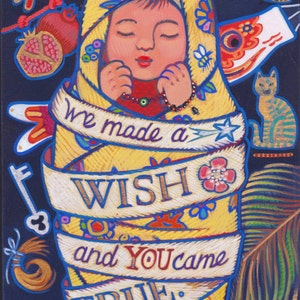We made a WISH and YOU came TRUE-gorgeous Baby Shower keepsake print