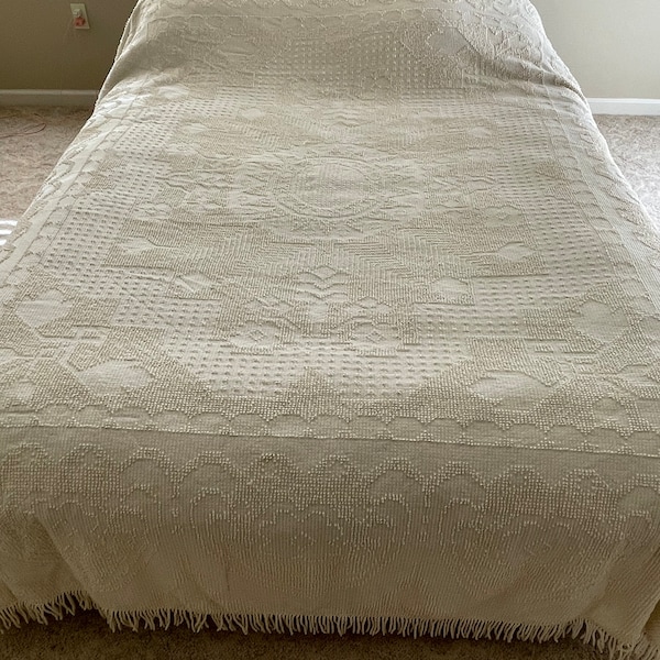 Repurposed Chenille Bedspread Etsy