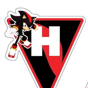 Shadow The Hedgehog Happy Birthday Banner Printable