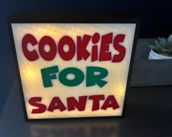Cookies for Santa Light Box