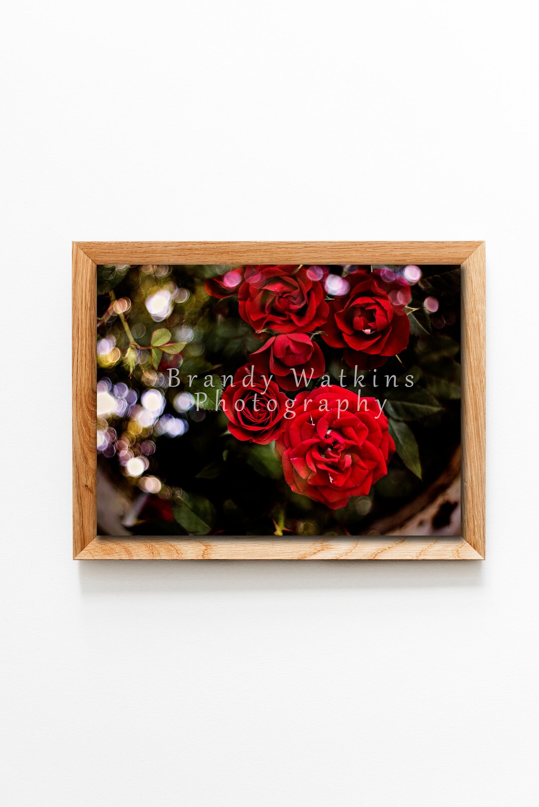 Dark Red Rose Gothic Printable Wall Art, Red Rose Decor, Red Rose Wall ...