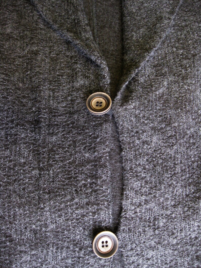 Grey Jacket Long Jacket Winter Jacket Long Cardigan Grey Etsy