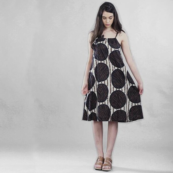 summer dress ,with African print