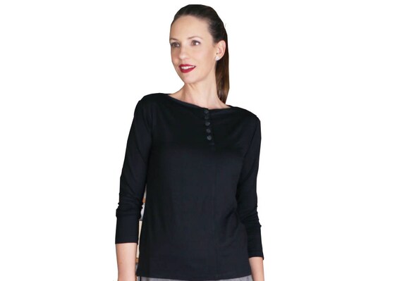 business casual black shirt