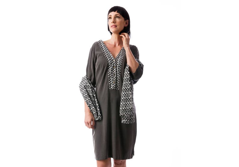 olive green midi dress