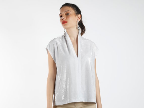 elegant blouses for evening