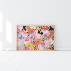 Colourful protea bouquet - Fine Art Print