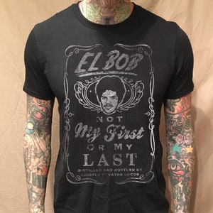 La Bamba Cerveza Fria De Bob Black Tee