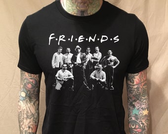 La Onda Friends on Black Tee