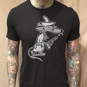 Strapped Slowpoke Rodriguez on Black Tee