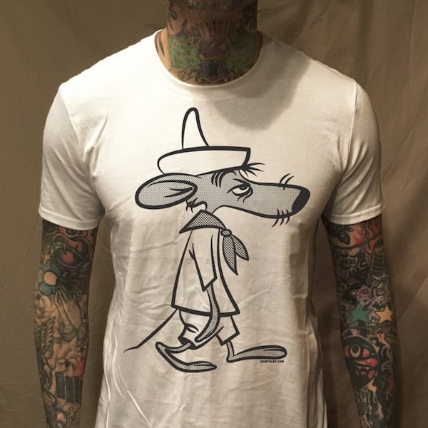 Slowpoke Rodríguez con camiseta blanca