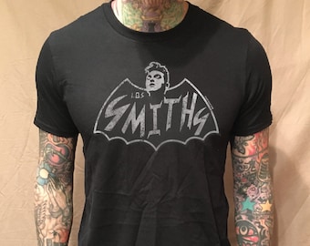 Los Smiths Bat On Black Tee