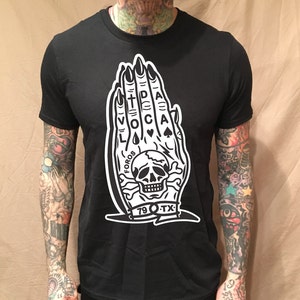 Chola Prayer On Black Tee