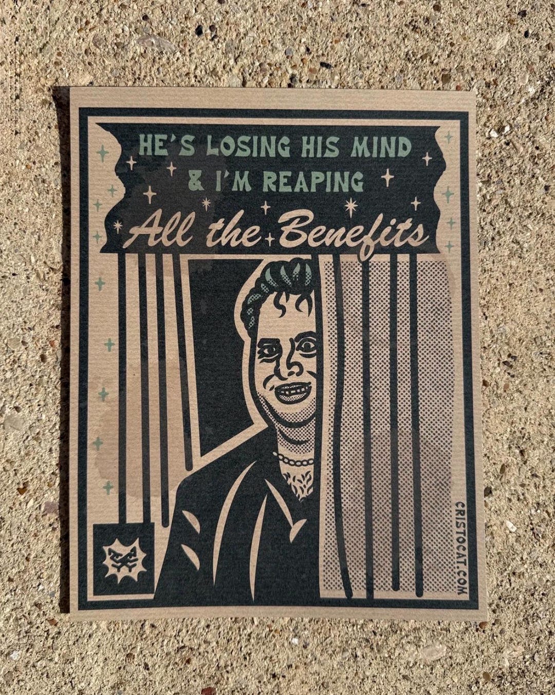 He’s Losing His Mind (print) Etsy(00)