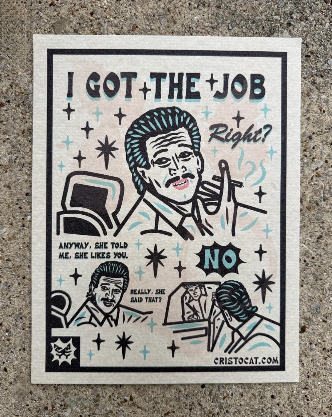I Got the Job Right (print) - Etsy