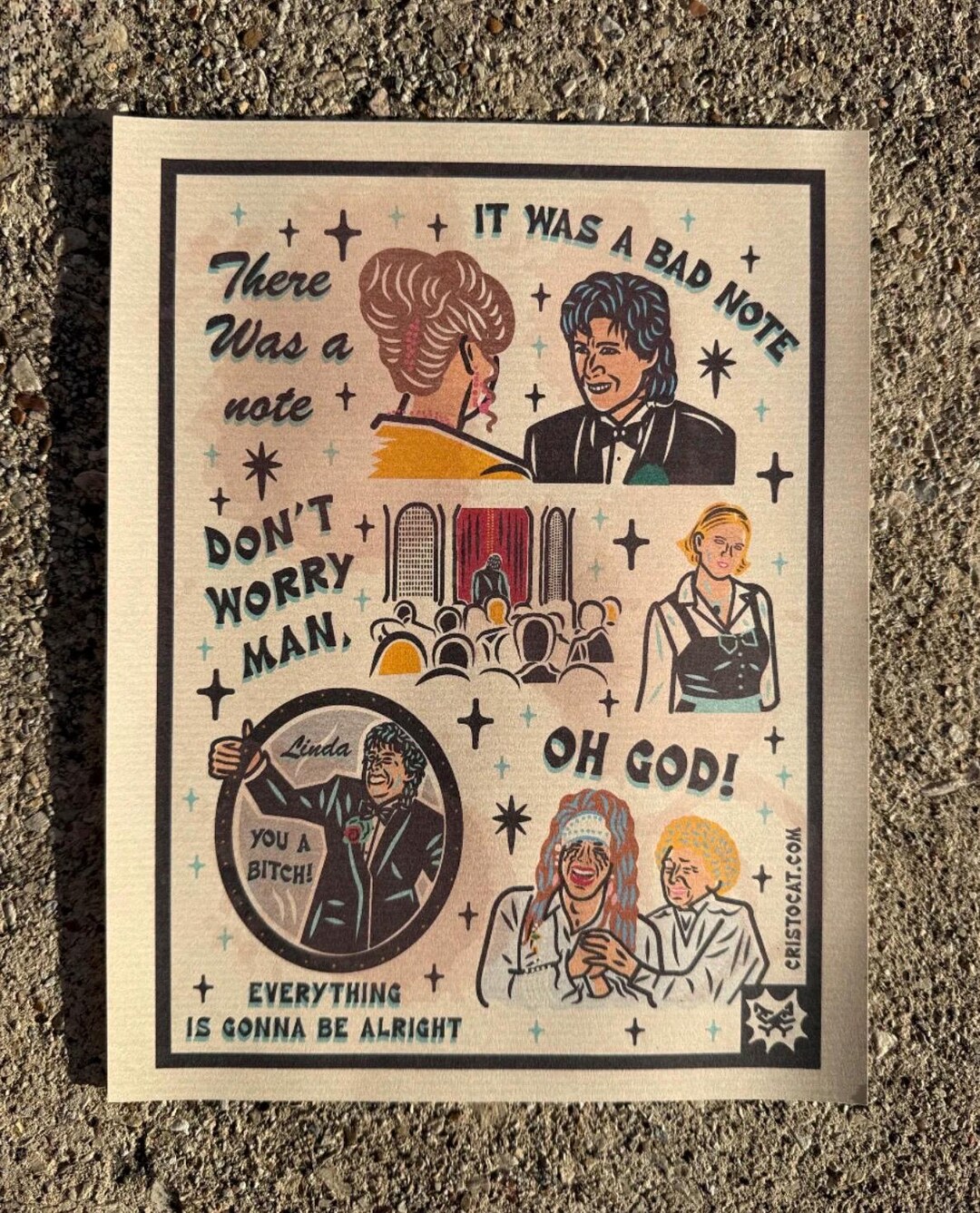 It Was a Bad Note (print) - Etsy
