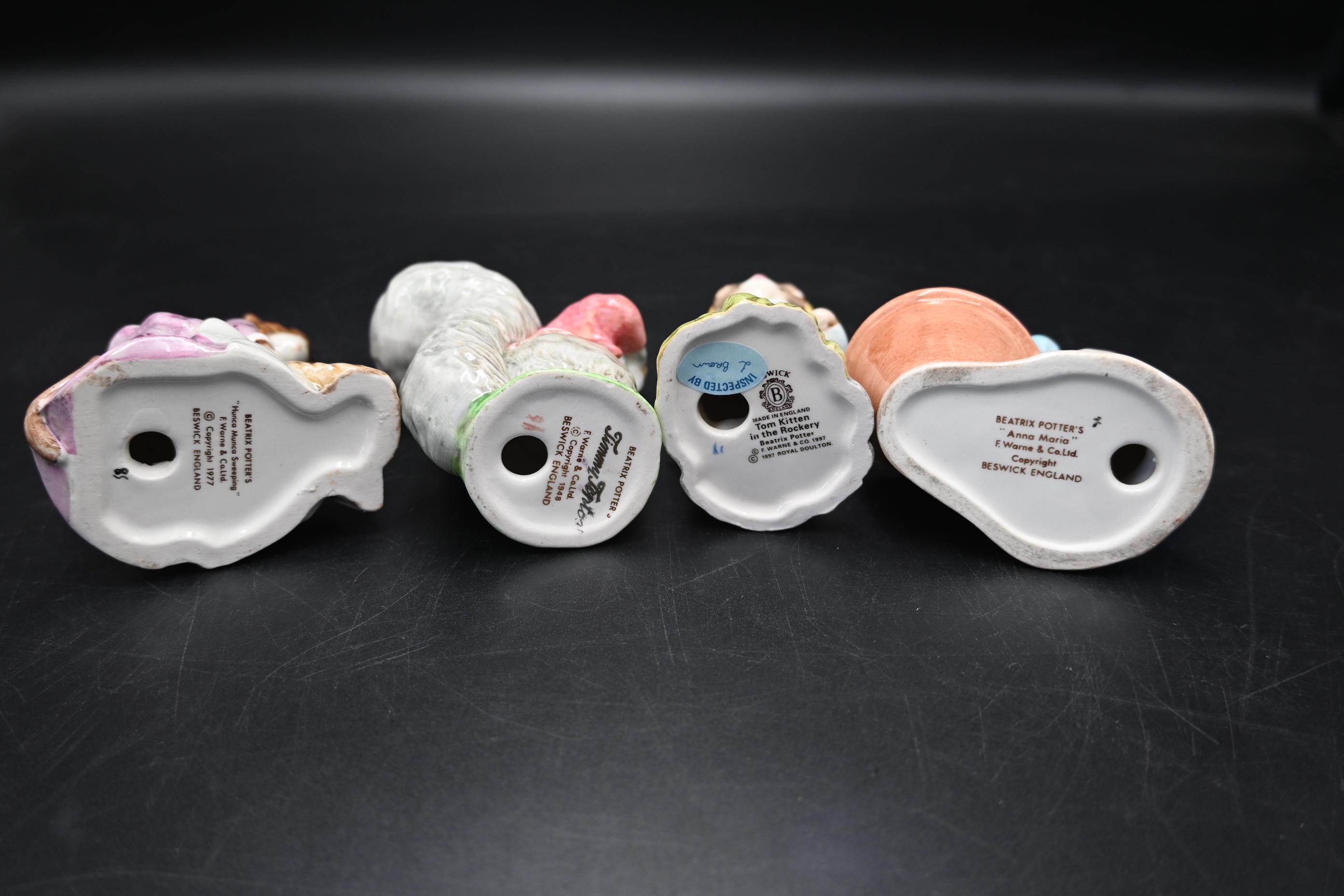 Vintage John Beswick Beatrix Potter Figures Farmer Potatoes Peter