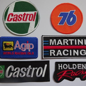 Motor Sport Racing Patch Iron On Or Sew On Patches Embroidered Mechanic Overalls Patch Tool Box