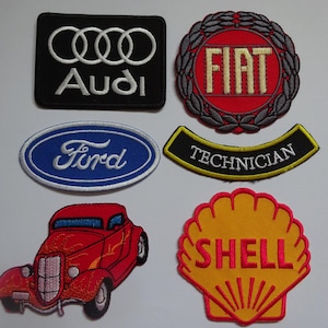6 Mechanic Patch Motor Sport Racing Patch Iron On Or Sew On Patches Embroidered Mechanic Overalls Patch Tool Box