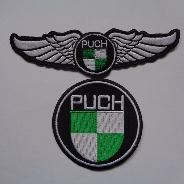 Puch Maxi Motorcycle Patch Iron On Or Sew On Patches Embroidered Vintage Motorcycle Patch