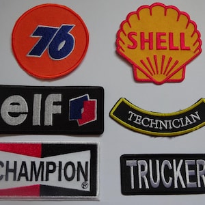 6 Motor Sport Racing Patch Iron On Or Sew On Patches Embroidered Mechanic  Overalls Patch Tool Box motorsport patches