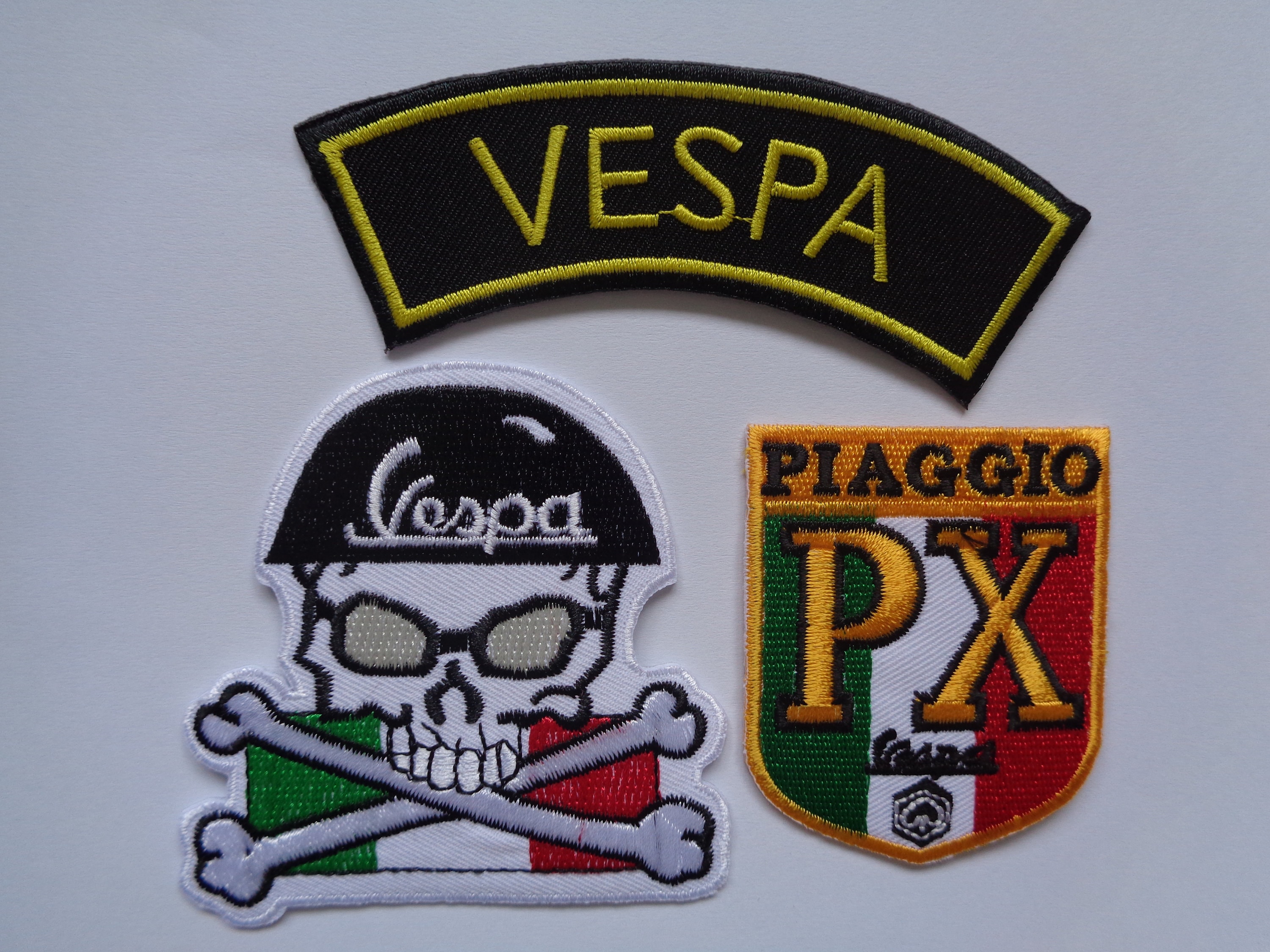 Vespa Scooter Patch Iron On Or Naai op patches geborduurde Etsy