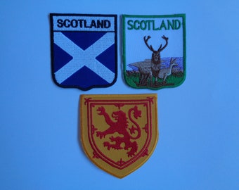 Scotland National Flag Embroidered Iron On Patch Sew On Badge Scotland National Flag Embroidered Iron On Patch Sew On Badge