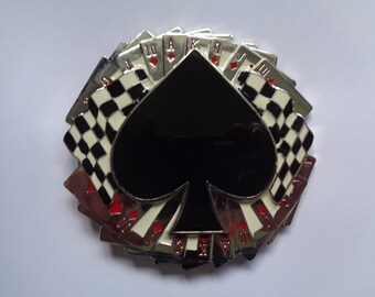 Urban Backwoods Poker Cards II Fibbie per cinture Belt Buckle Urban Backwoods Poker Cards II Fibbie per cinture Belt Buckle