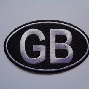 Great Britain Patch Iron On Or Sew On Patches Embroidered Team GB Sports Patch