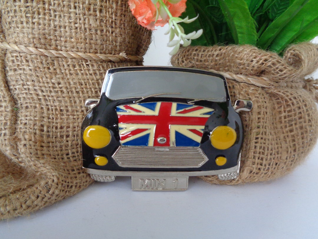Mini Cooper Belt Buckle Italian Job Union Jack Belt Buckle Etsy UK
