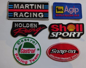 Motor Sport Racing Patch Iron On Or Sew On Patches Embroidered Overalls Patch Tool Box