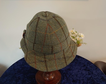 Scottish Tweed Deerstalker Hat, Macdonalds of Oban Wool Sherlock