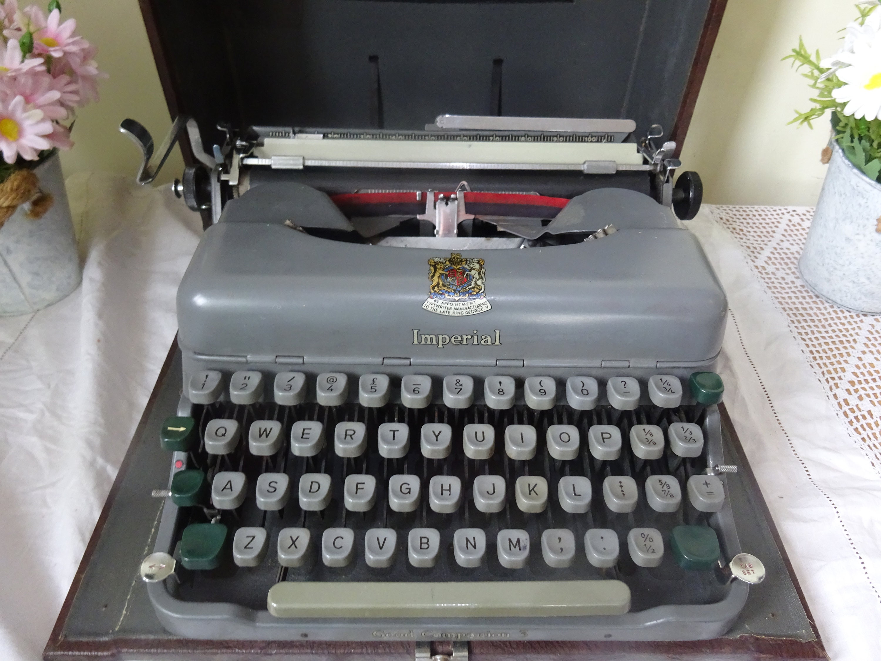 アンティークタイプライター Imperial 英国製 希少品❗️イギリス製 インペリアル タイプライター モデル60