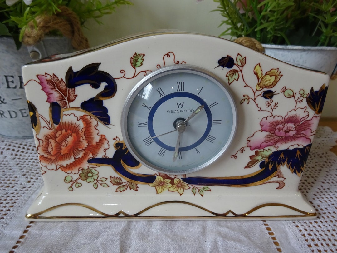 Very Rare Masons Firestone & Wedgwood Clock Mantle Clock Etsy
