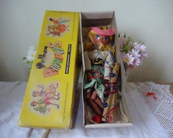 Original Pelham puppet Mitzi Girl boxed in great condition hand made puppet in box